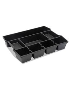 UNV20120 HIGH CAPACITY DRAWER ORGANIZER, 14 7/8 X 11 7/8 X 2 1/2, PLASTIC, BLACK