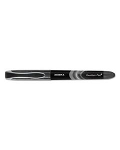 ZEB48310 FOUNTAIN PEN, FINE 0.6MM, BLACK INK/BARREL, DOZEN