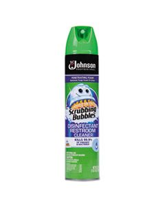 SJN682264 DISINFECTANT RESTROOM CLEANER, CLEAN FRESH SCENT, 25 OZ AEROSOL CAN, 12/CARTON