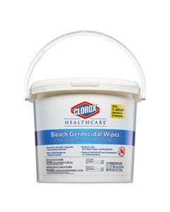 CLO30358 BLEACH GERMICIDAL WIPES, 12 X 12, UNSCENTED, 110/BUCKET