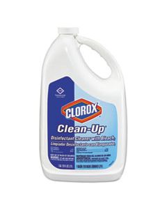 CLO35420EA CLEAN-UP DISINFECTANT CLEANER WITH BLEACH, FRESH, 128 OZ REFILL BOTTLE