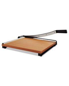 EPI26615 SQUARE COMMERCIAL GRADE WOOD BASE GUILLOTINE TRIMMER, 15 SHEETS, 15" X 15"