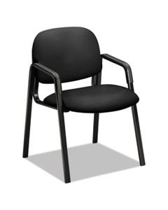 HON4003CU10T SOLUTIONS SEATING 4000 SERIES LEG BASE GUEST CHAIR, 23.5" X 24.5" X 32", BLACK SEAT, BLACK BACK, BLACK BASE