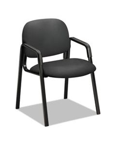 HON4003CU19T SOLUTIONS SEATING 4000 SERIES LEG BASE GUEST CHAIR, 23.5" X 24.5" X 32", IRON ORE SEAT, IRON ORE BACK, BLACK BASE