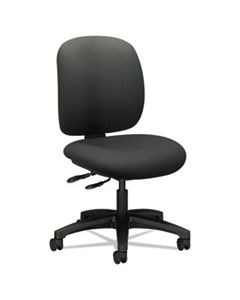 COMFORTASK MULTI-TASK CHAIR, SUPPORTS UP TO 300 LBS., IRON ORE SEAT, IRON ORE BACK, BLACK BASE