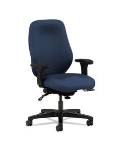 HON7808CU98T 7800 SERIES HIGH-BACK, HIGH PERFORMANCE TASK CHAIR, SUPPORTS UP TO 250 LBS., NAVY SEAT/NAVY BACK, BLACK BASE