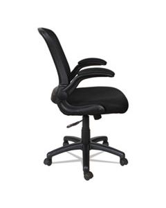 ALEEBE4217 ALERA EB-E SERIES SWIVEL/TILT MID-BACK MESH CHAIR, SUPPORTS UP TO 275 LBS., BLACK SEAT/BLACK BACK, BLACK BASE