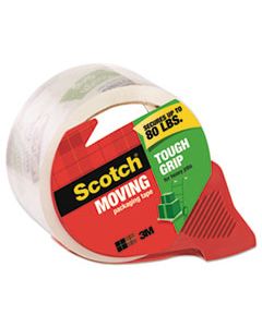 MMM3500RD TOUGH GRIP MOVING PACKAGING TAPE, 3" CORE, 1.88" X 54.6 YDS, CLEAR