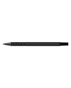 UNV15626 REPLACEMENT STICK BALLPOINT COUNTER PEN, MEDIUM 1MM, BLACK INK/BARREL, 6/PACK