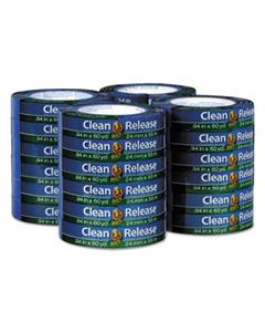 DUC284371 CLEAN RELEASE PAINTER'S TAPE, 3" CORE, 0.94" X 60 YDS, BLUE, 24/PACK