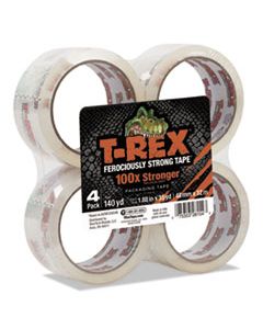 DUC285045 PACKAGING TAPE, 1.88" CORE, 1.88" X 35 YDS, CRYSTAL CLEAR, 4/PACK