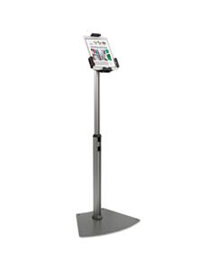 KTKTS960 TABLET KIOSK FLOOR STAND FOR 7" TO 10" TABLETS, SILVER