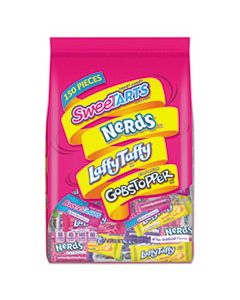 NES96445CT ASSORTED CANDY, INDIVIDUALLY WRAPPED, 3 LB BAG, 6 BAGS/CARTON