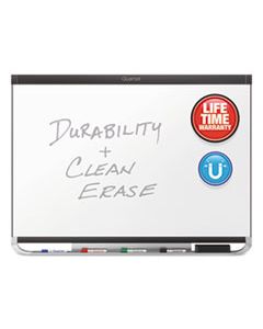 QRTP554BP2 PRESTIGE 2 DURAMAX MAGNETIC PORCELAIN WHITEBOARD, 48 X 36, BLACK FRAME