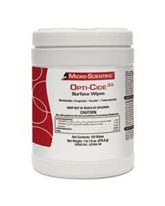 WMNOCW06100CT DISINFECTANT SURFACE WIPES, ALCOHOL, 10" X 6", BLUE, 100/TUB, 600/CARTON