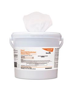 DVO100895931 AVERT SPORICIDAL DISINFECTANT CLEANER WIPES, CHLORINE, 11 X 12, 160/CAN, 4/CT