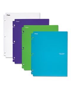 MEA73264 SNAP-IN PLASTIC FOLDER, 20 SHEETS, 8 1/2 X 11, ASSORTED, SNAP CLOSURE, 2/SET