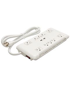 IVR71670 SLIM SURGE PROTECTOR, 10 OUTLETS/2 USB CHARGING PORTS, 6 FT CORD, 2880 J, WHITE