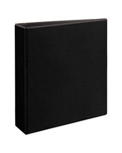 AVE79692 HEAVY-DUTY VIEW BINDER WITH DURAHINGE AND LOCKING ONE TOUCH EZD RINGS, 3 RINGS, 2" CAPACITY, 11 X 8.5, BLACK