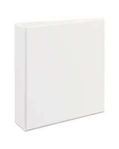AVE79192 HEAVY-DUTY VIEW BINDER WITH DURAHINGE AND LOCKING ONE TOUCH EZD RINGS, 3 RINGS, 2" CAPACITY, 11 X 8.5, WHITE