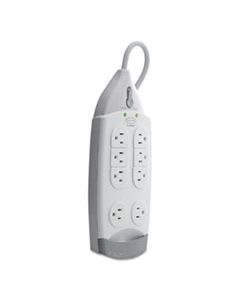 BLKF9H71006 SURGEMASTER HOME SERIES SURGE PROTECTOR, 7 OUTLETS, 6 FT CORD, 1045 J, WHITE