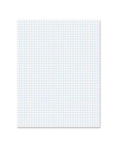 UNV20631 QUADRILLE-RULE GLUE TOP PADS, 4 SQ/IN QUADRILLE RULE, 8.5 X 11, WHITE, 50 SHEETS, DOZEN