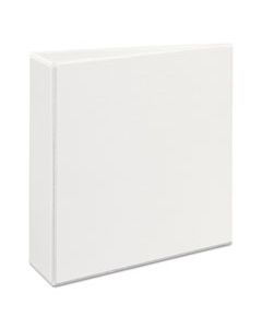AVE01321 HEAVY-DUTY VIEW BINDER WITH DURAHINGE AND LOCKING ONE TOUCH EZD RINGS, 3 RINGS, 3" CAPACITY, 11 X 8.5, WHITE