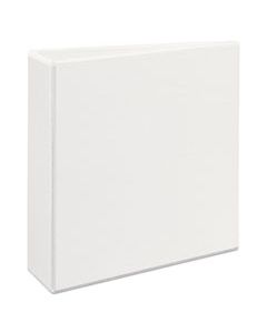 AVE79193 HEAVY-DUTY VIEW BINDER WITH DURAHINGE AND LOCKING ONE TOUCH EZD RINGS, 3 RINGS, 3" CAPACITY, 11 X 8.5, WHITE