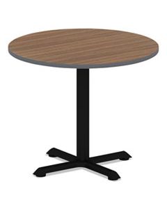 ALETTRD36EW REVERSIBLE LAMINATE TABLE TOP, ROUND, 35 3/8W X 35 3/8D, ESPRESSO/WALNUT