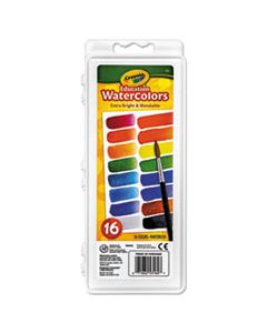 CYO530160 WATERCOLORS, 16 ASSORTED COLORS