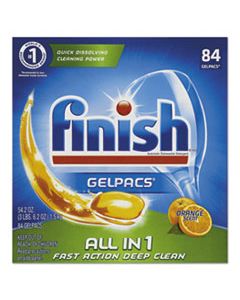 FSH89730CT DISH DETERGENT GELPACS, ORANGE SCENT, 84 GELPACS/BOX, 2 BOXES/CARTON