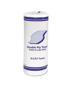 GEN1797 KITCHEN ROLL TOWELS, 2-PLY, 11", WHITE, 85/ROLL, 30 ROLLS/CARTON