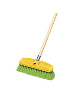 RCP9B72GRE SYNTHETIC-FILL WASH BRUSH, 10" YELLOW PLASTIC BLOCK