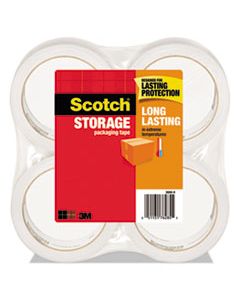 MMM36504 STORAGE TAPE, 3" CORE, 1.88" X 54.6 YDS, CLEAR, 4/PACK
