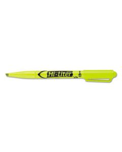 AVE23591 HI-LITER PEN-STYLE HIGHLIGHTERS, CHISEL TIP, FLUORESCENT YELLOW, DOZEN