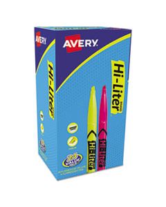 AVE29861 HI-LITER PEN-STYLE HIGHLIGHTERS, CHISEL TIP, ASSORTED COLORS, 24/PACK