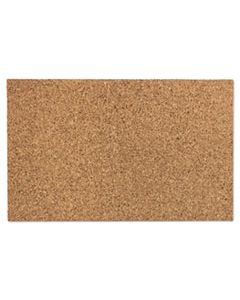 ICE35010 DESIGNER CORK BULLETIN BOARD, 24" X 38", NATURAL