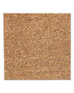 ICE35016 DESIGNER CORK BULLETIN BOARD, 18" X 18", NATURAL