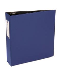 AVE04600 ECONOMY NON-VIEW BINDER WITH ROUND RINGS, 3 RINGS, 3" CAPACITY, 11 X 8.5, BLUE