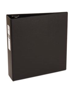 AVE03602 ECONOMY NON-VIEW BINDER WITH ROUND RINGS, 3 RINGS, 3" CAPACITY, 11 X 8.5, BLACK
