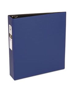 AVE03500 ECONOMY NON-VIEW BINDER WITH ROUND RINGS, 3 RINGS, 2" CAPACITY, 11 X 8.5, BLUE
