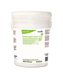 DVO957229100 SUMA LIGHT D1.2 HAND DISHWASHING DETERGENT, LIQUID, CITRUS, 5 GAL PAIL