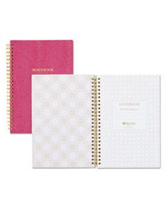 BLS100631 NOTEBOOK, 1 SUBJECT, COLLEGE RULE, BERRY COVER, 8.5 X 5.75, 80 SHEETS