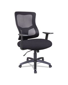 ALEELT4214B ALERA ELUSION II SERIES MESH MID-BACK SWIVEL/TILT CHAIR, SUPPORTS UP TO 275 LBS., BLACK SEAT/BLACK BACK, BLACK BASE