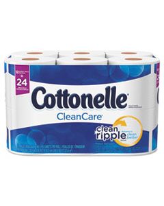 KCC12456PK CLEAN CARE BATHROOM TISSUE, SEPTIC SAFE, 1-PLY, WHITE, 170 SHEETS/ROLL, 12 ROLLS/PACK