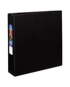 AVE79982 HEAVY-DUTY NON-VIEW BINDER WITH DURAHINGE AND LOCKING ONE TOUCH EZD RINGS, 3 RINGS, 2" CAPACITY, 11 X 8.5, BLACK
