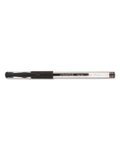 UNV39513 COMFORT GRIP STICK GEL PEN, MEDIUM 0.7MM, BLACK INK, CLEAR BARREL, 60/PACK