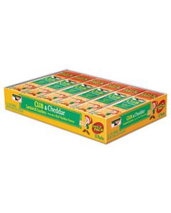 KEB21163 SANDWICH CRACKER, CLUB & CHEDDAR, 8 CRACKER SNACK PACK, 12/BOX