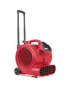 EURSC6057A DRY TIME AIR MOVER WITH WHEELS AND HANDLE, 1281 CFM, RED, 20 FT CORD