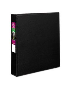 AVE27350 DURABLE NON-VIEW BINDER WITH DURAHINGE AND SLANT RINGS, 3 RINGS, 1.5" CAPACITY, 11 X 8.5, BLACK